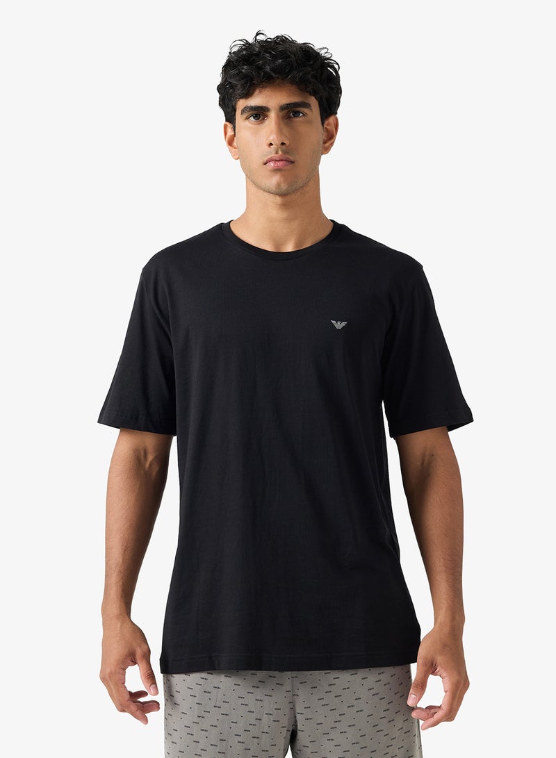 EMPORIO ARMANI Logo T-Shirt And Shorts Set - Image 3